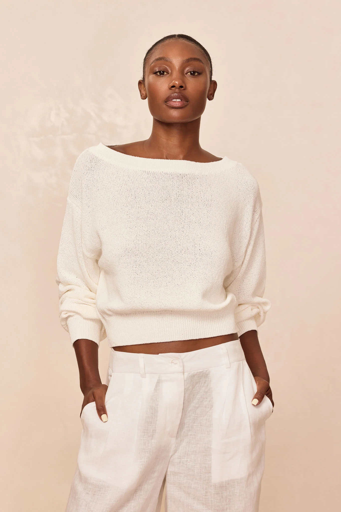 Brampton Island Sweater - Ivory Petit Jersey - Image 7