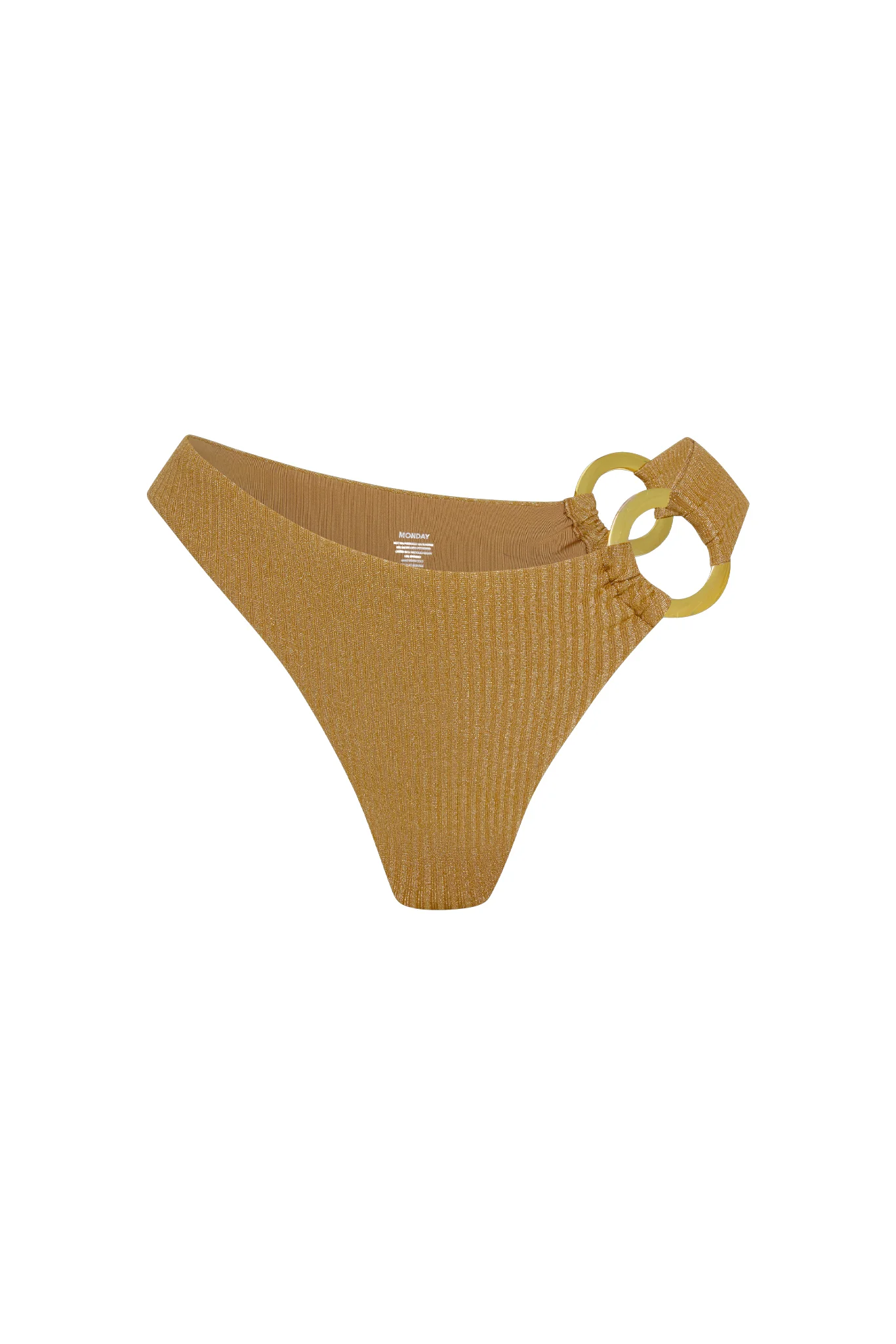 Bronte Bottom - Antique Gold Lurex Rib