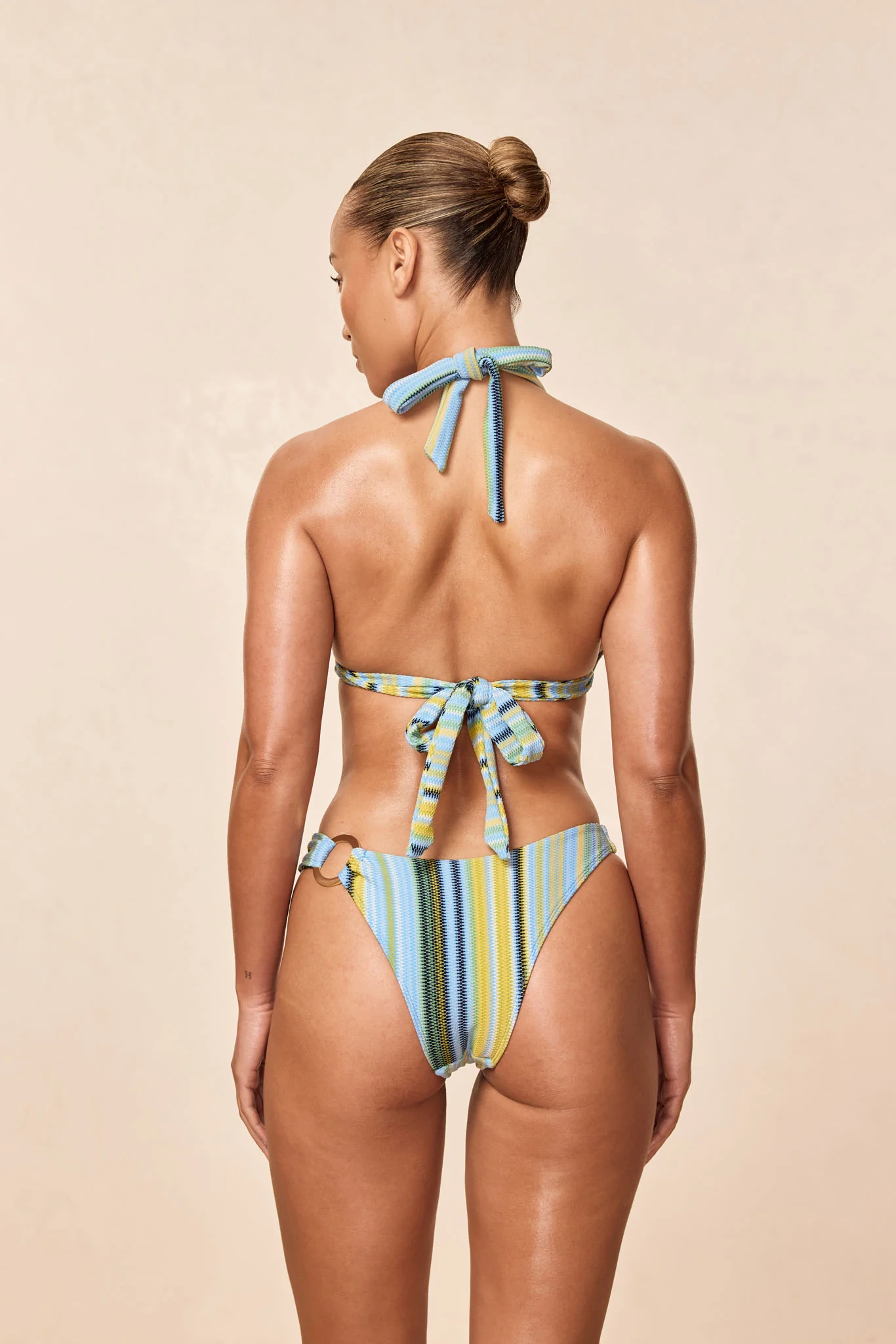 Morocco Top - Sardinia Stripe Azure - Image 6