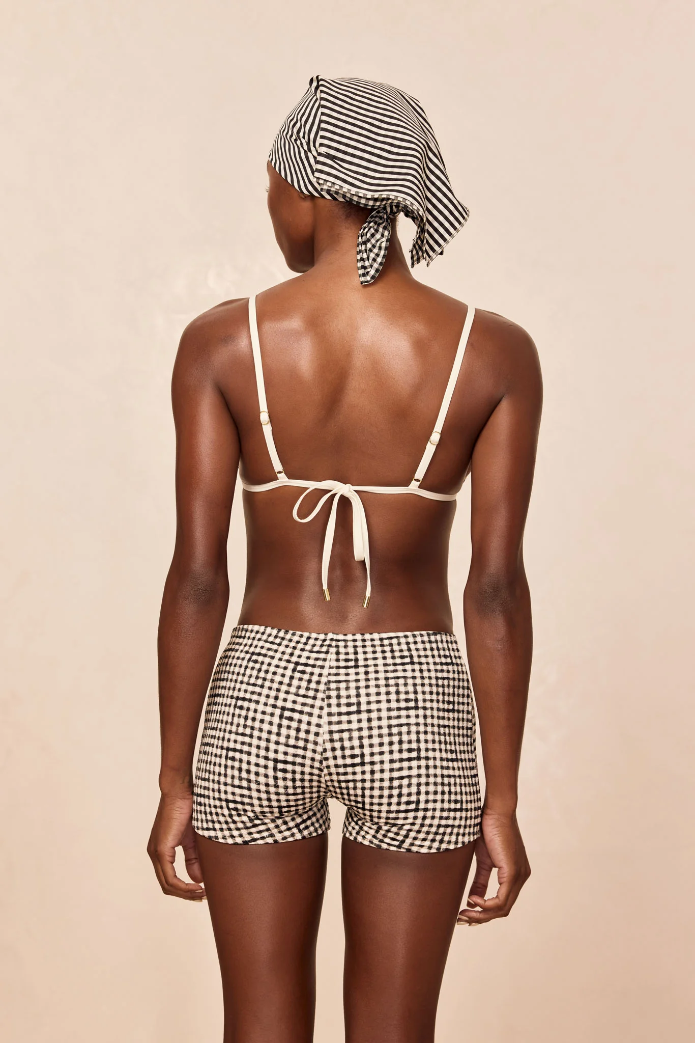 Cali Short - Black Gingham - Image 6
