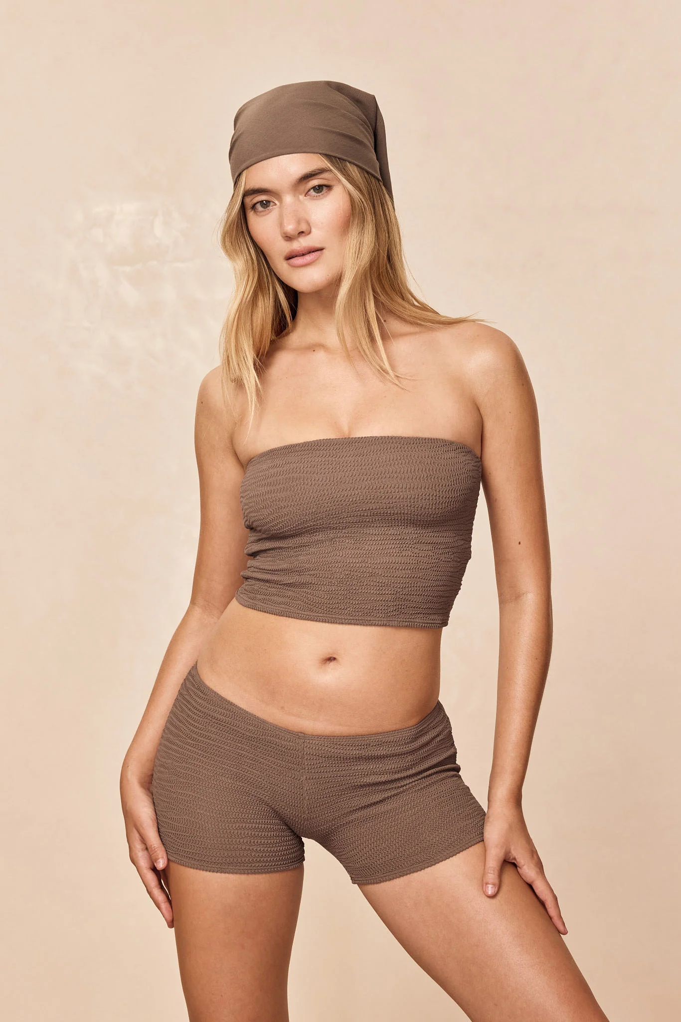 Cali Shorts - Stone Crinkle - Image 2