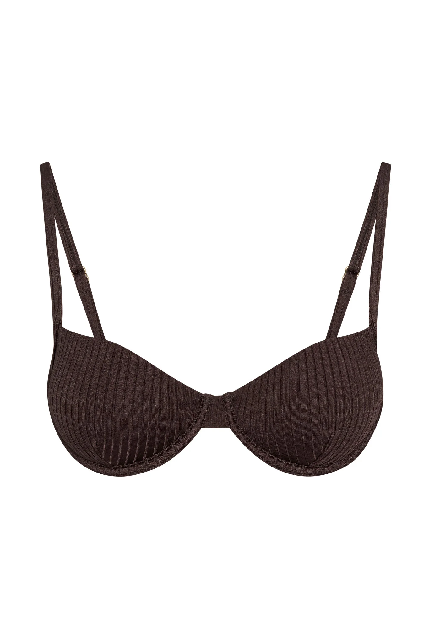 Capri Top - Espresso Wide Rib