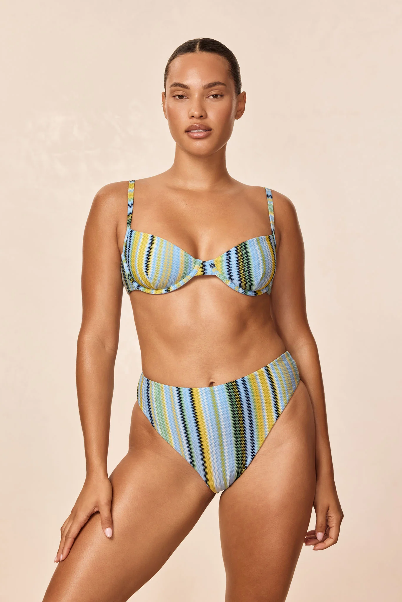 Formentera Bottom - Sardinia Stripe Azure - Image 4