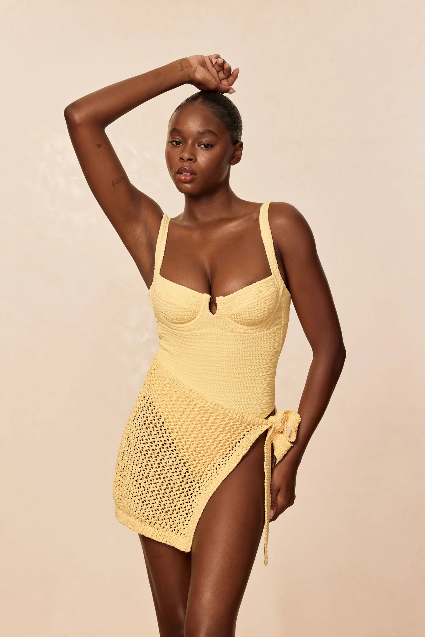 Clovelly One Piece - Honey Crinkle - Image 5