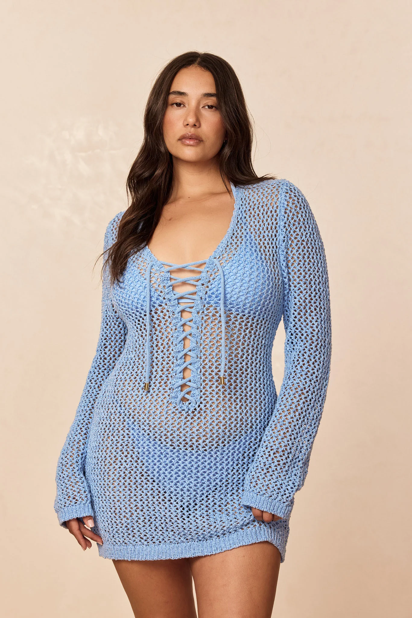 Corossol Mini Dress - Sky Petit Crochet - Image 7