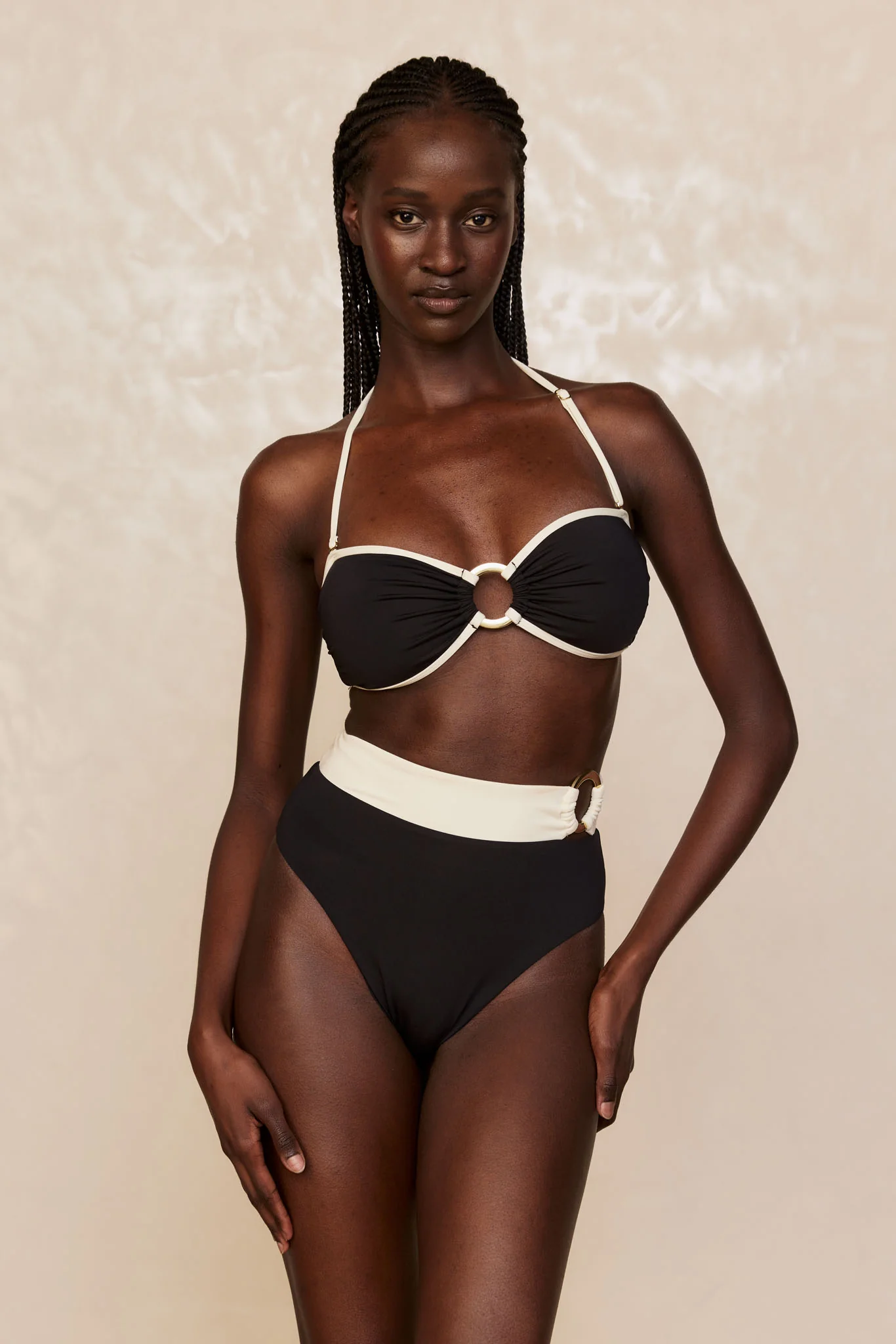 Costa Rica Bottom - Black/Ivory - Image 4