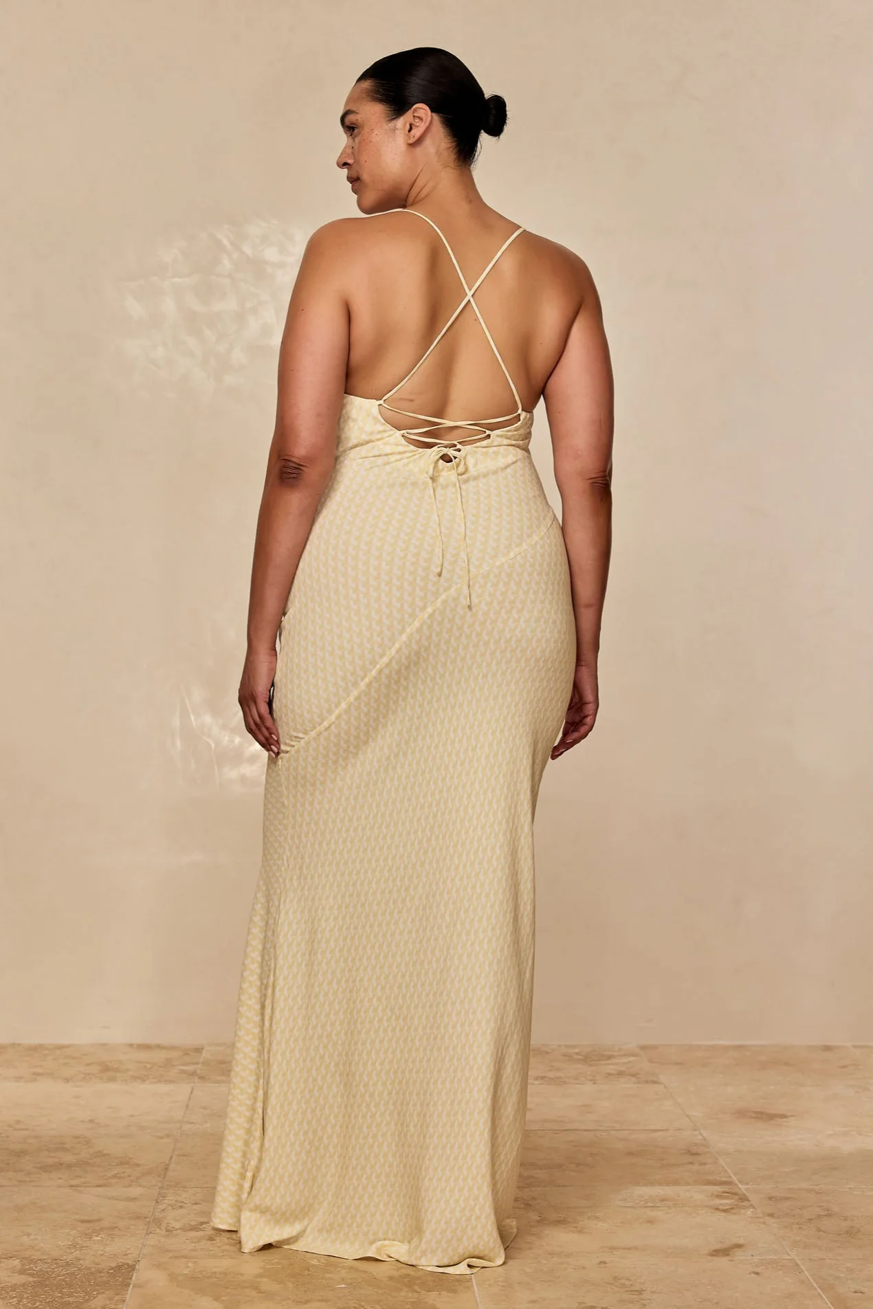 Cote D'azur Dress - Ivory Geo - Image 5