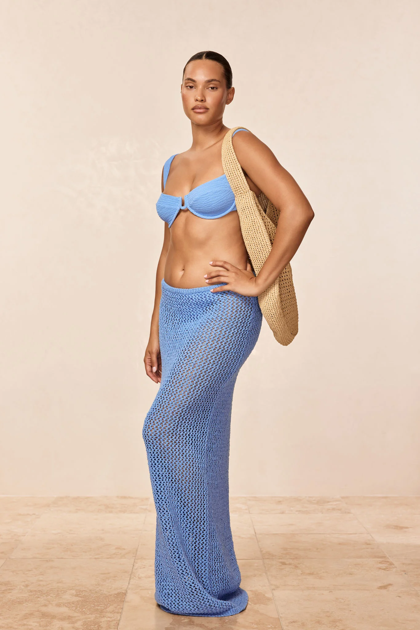 Fontelina Skirt - Azure Petit Crochet - Image 4