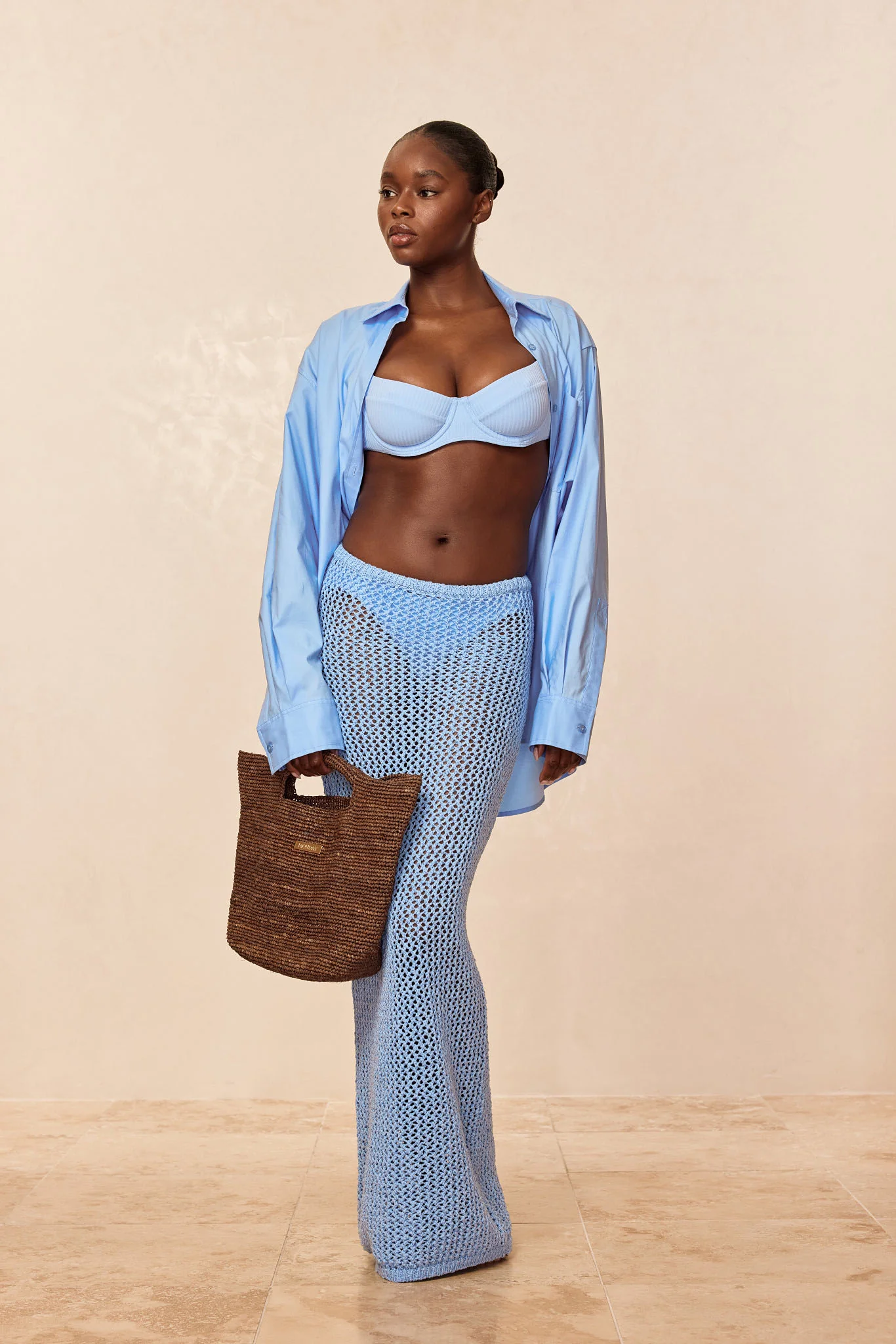 Fontelina Skirt - Sky Petit Crochet - Image 3