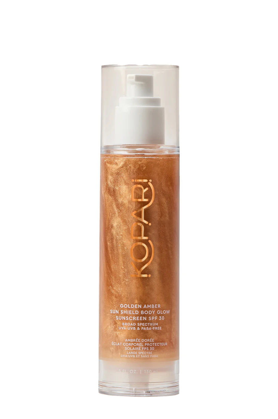 Golden Amber Sun Shield Body Glow Sunscreen SPF 30