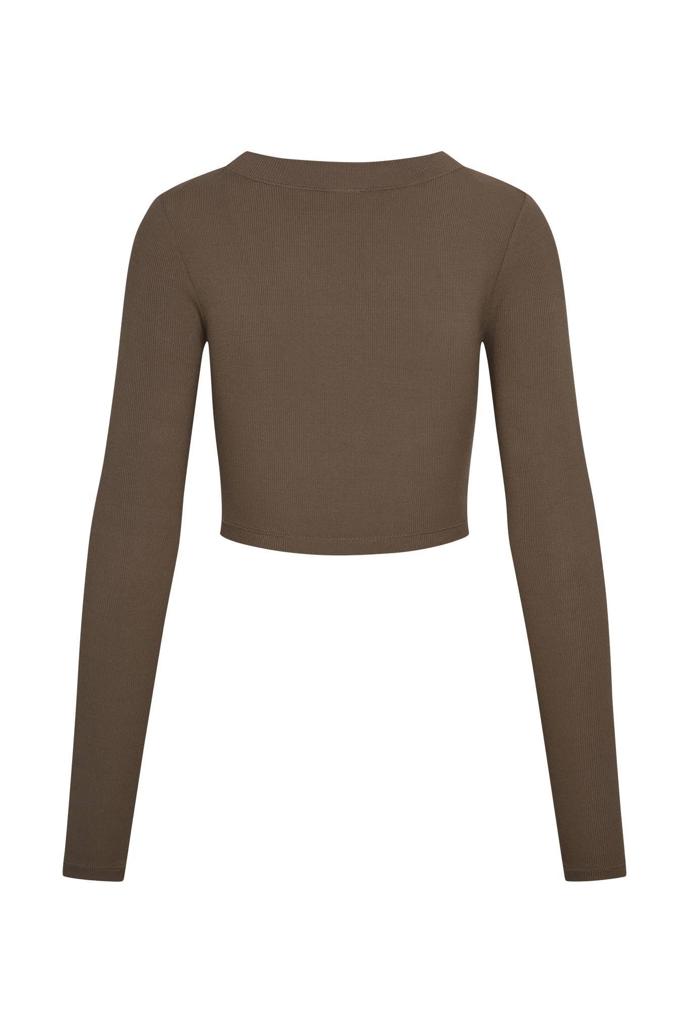 Hayworth Long Sleeve - Stone Lightweight Rib - Image 4