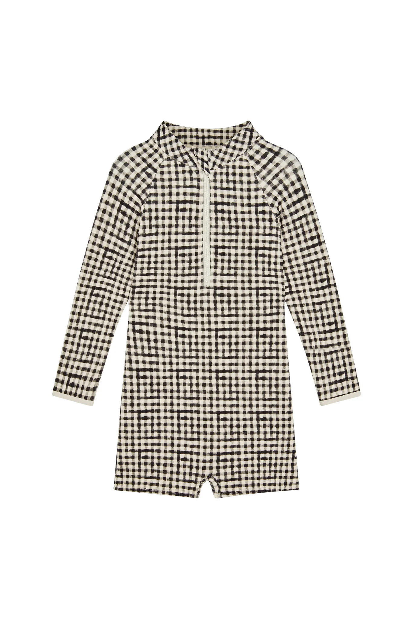 Hilo One Piece Kids - Black Gingham