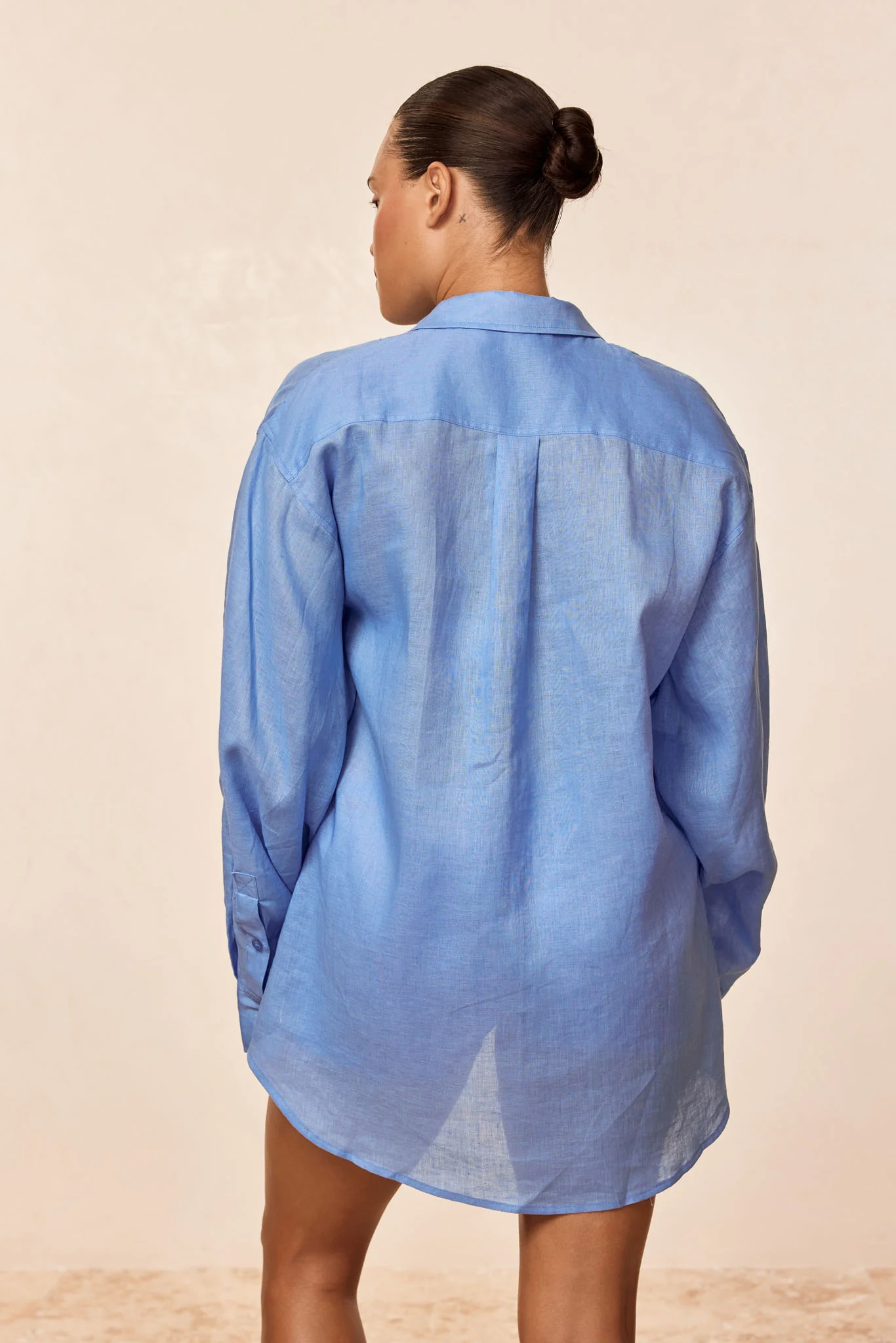 La Jolla Shirt - Azure Linen - Image 5