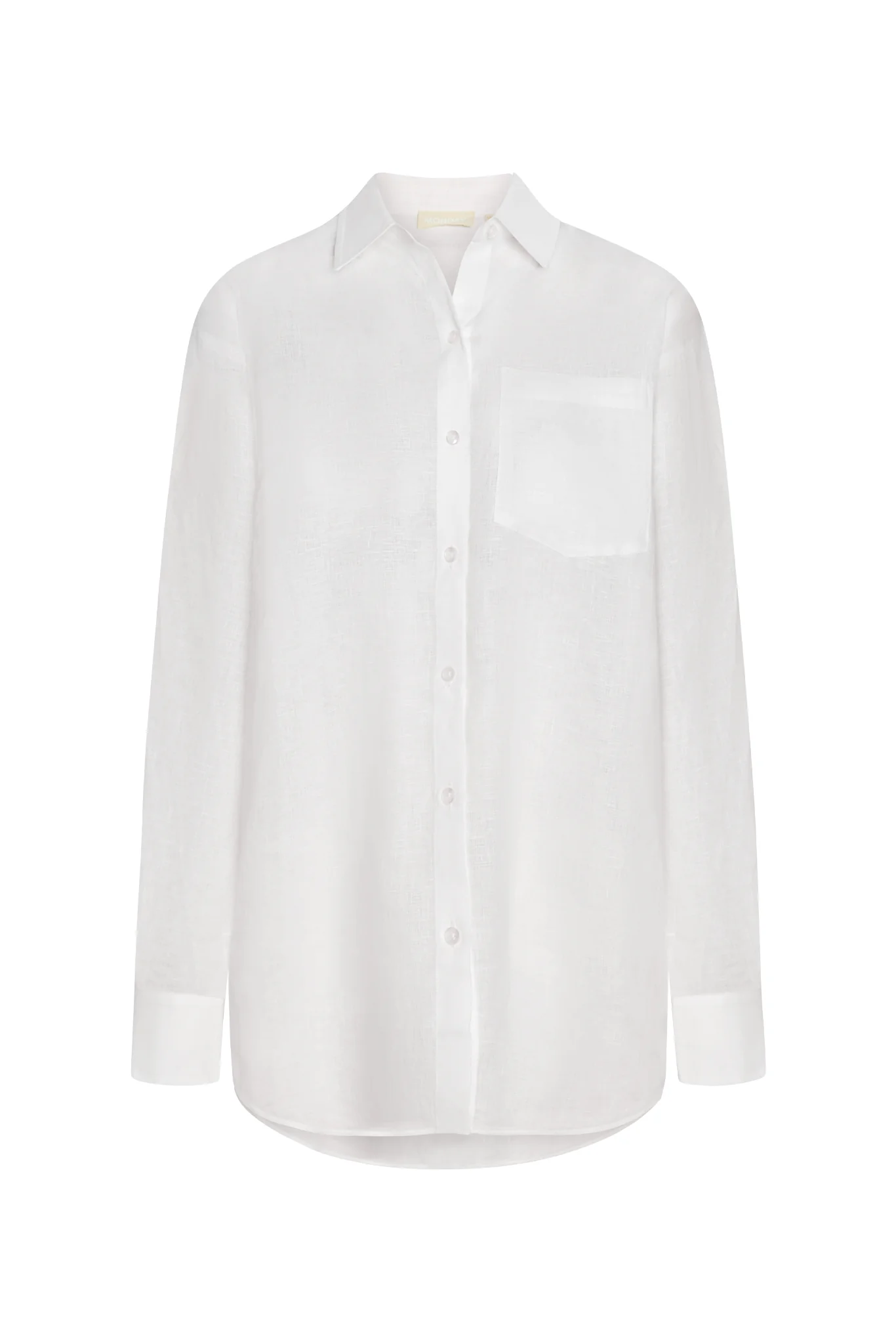 La Jolla Linen Shirt - White Linen