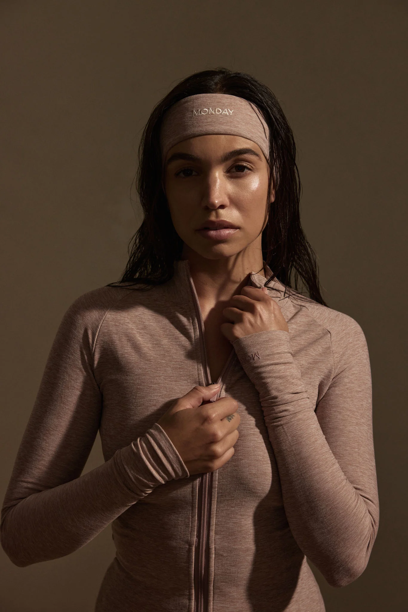 Monday Headband - Heather Mauve - Image 2