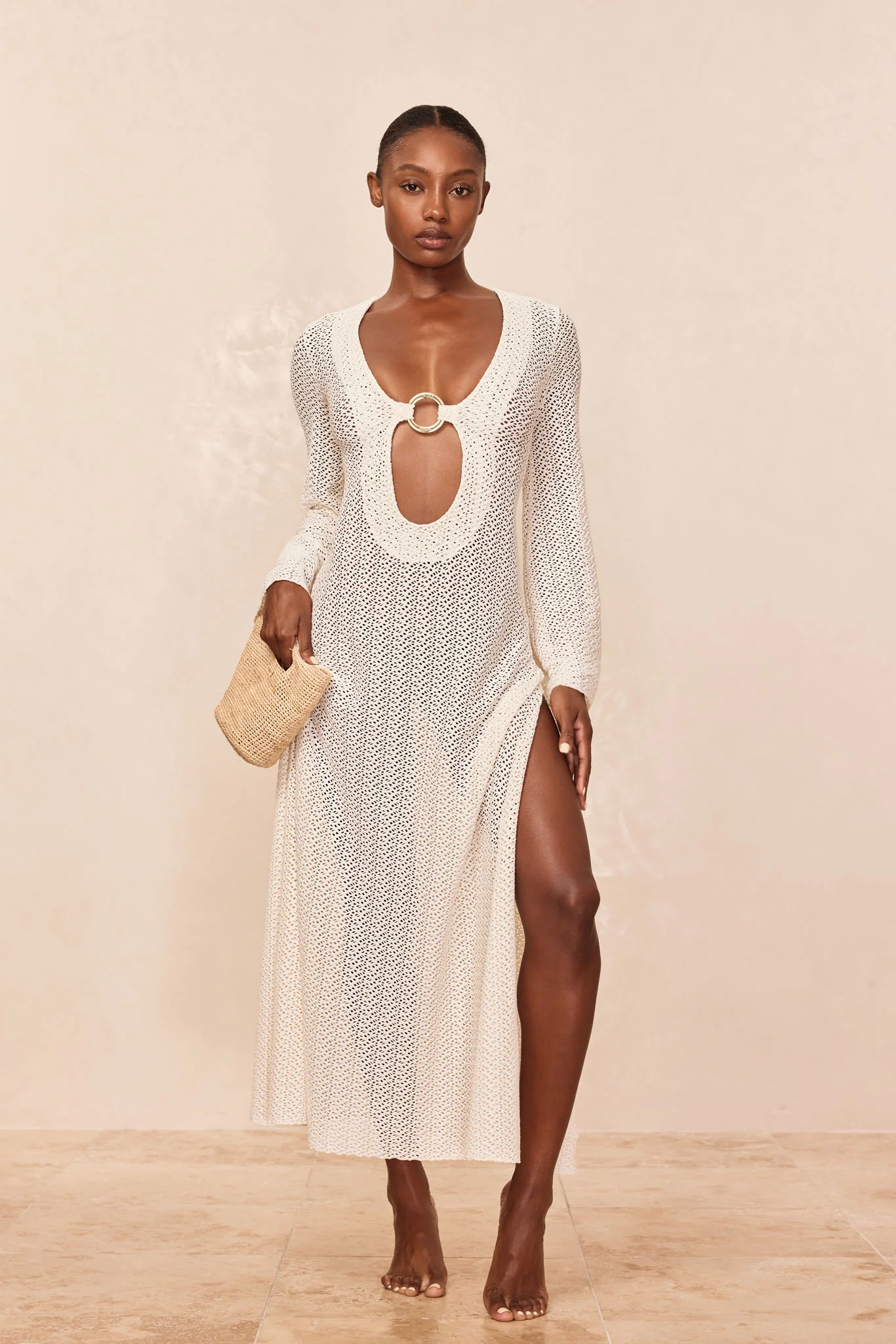 Montego Dress - Ivory Crochet - Image 3
