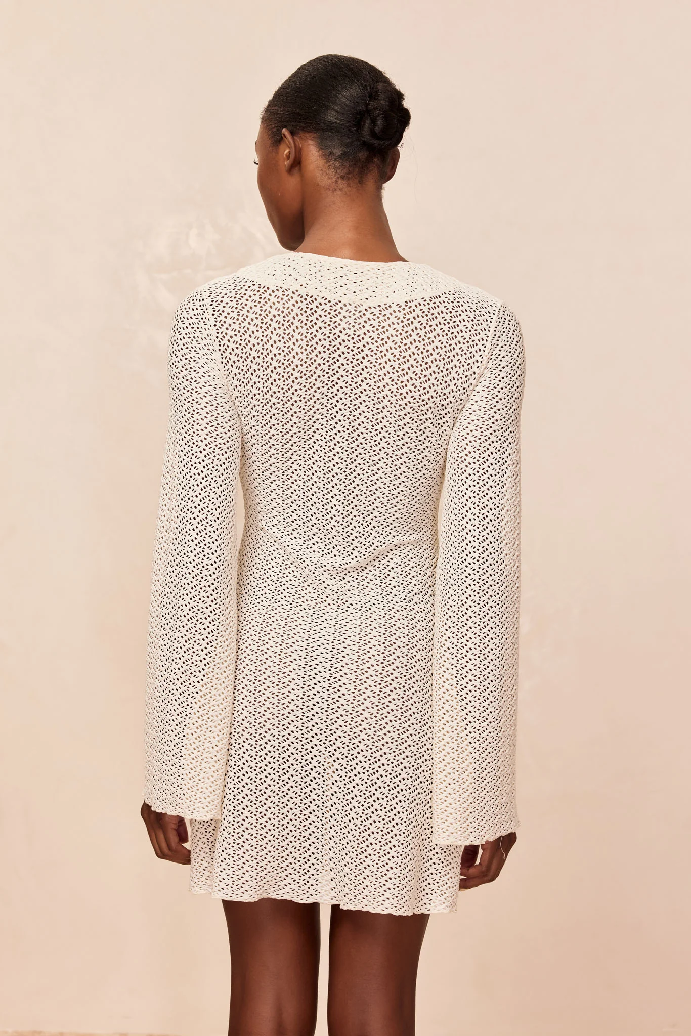Montego Mini Dress - Ivory Crochet - Image 6