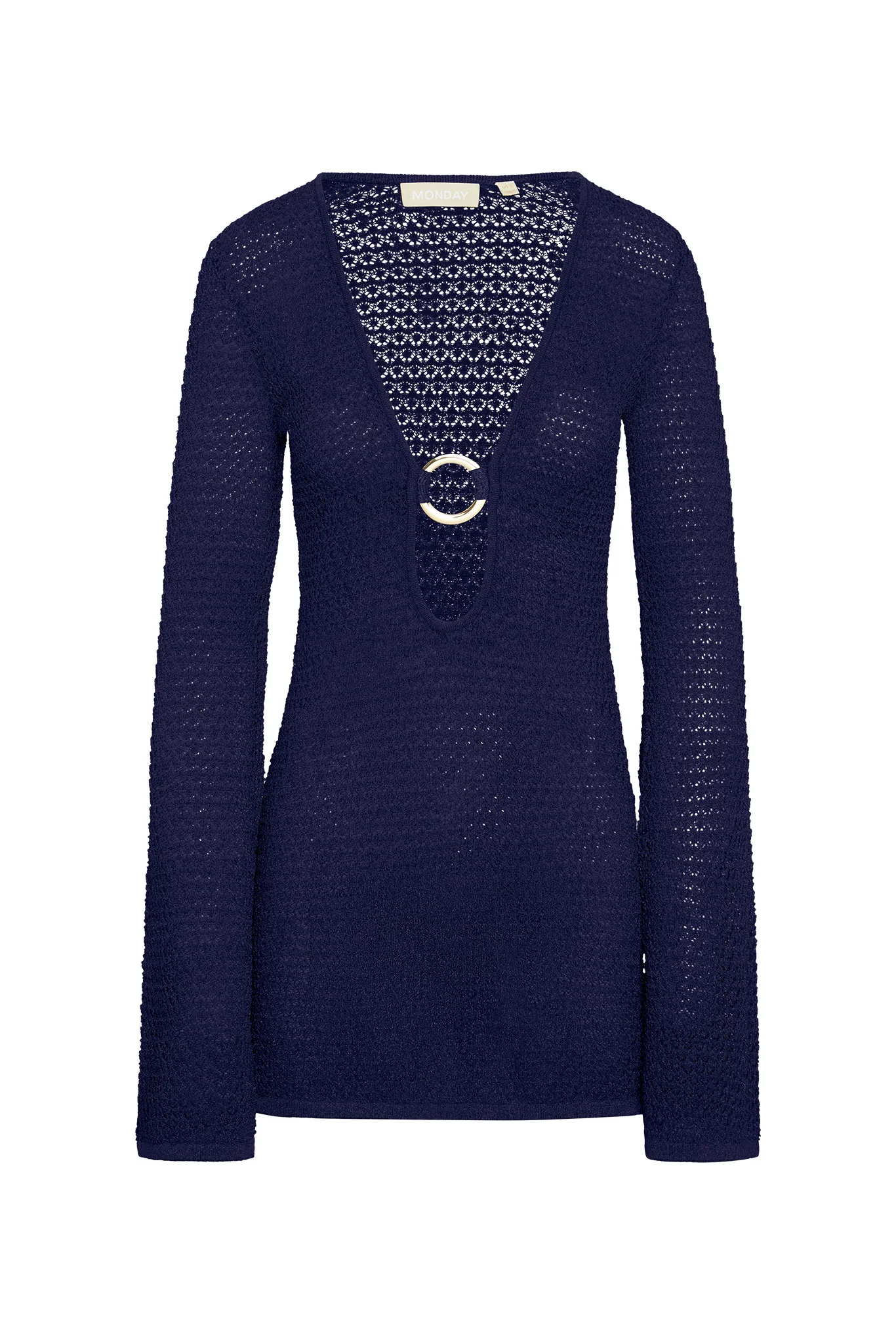 Montego Mini Dress - Midnight Lace Crochet