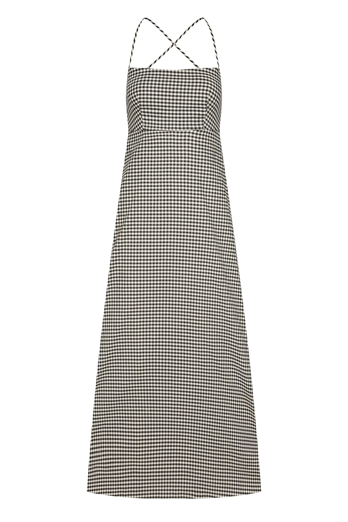 Montpellier Dress - Black Gingham