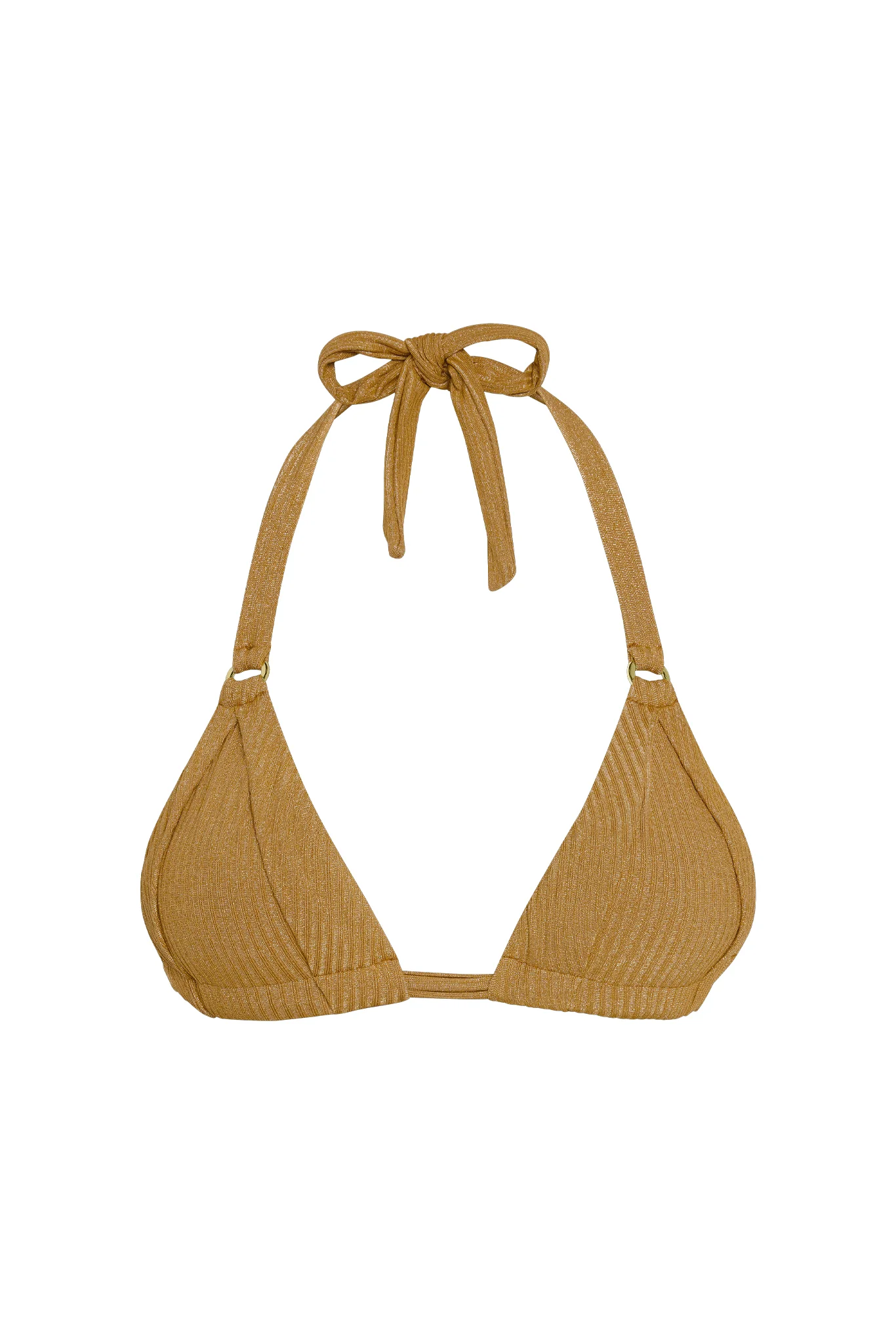 Morocco Top - Antique Gold Lurex Rib