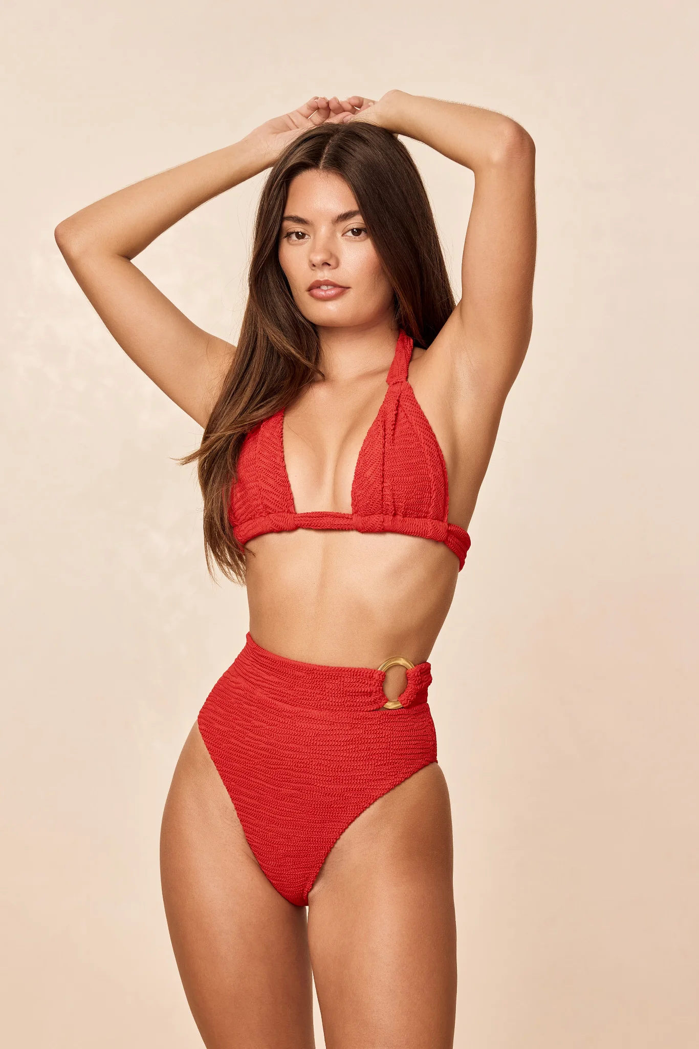 Morocco Top - Chili Pepper Crinkle - Image 3