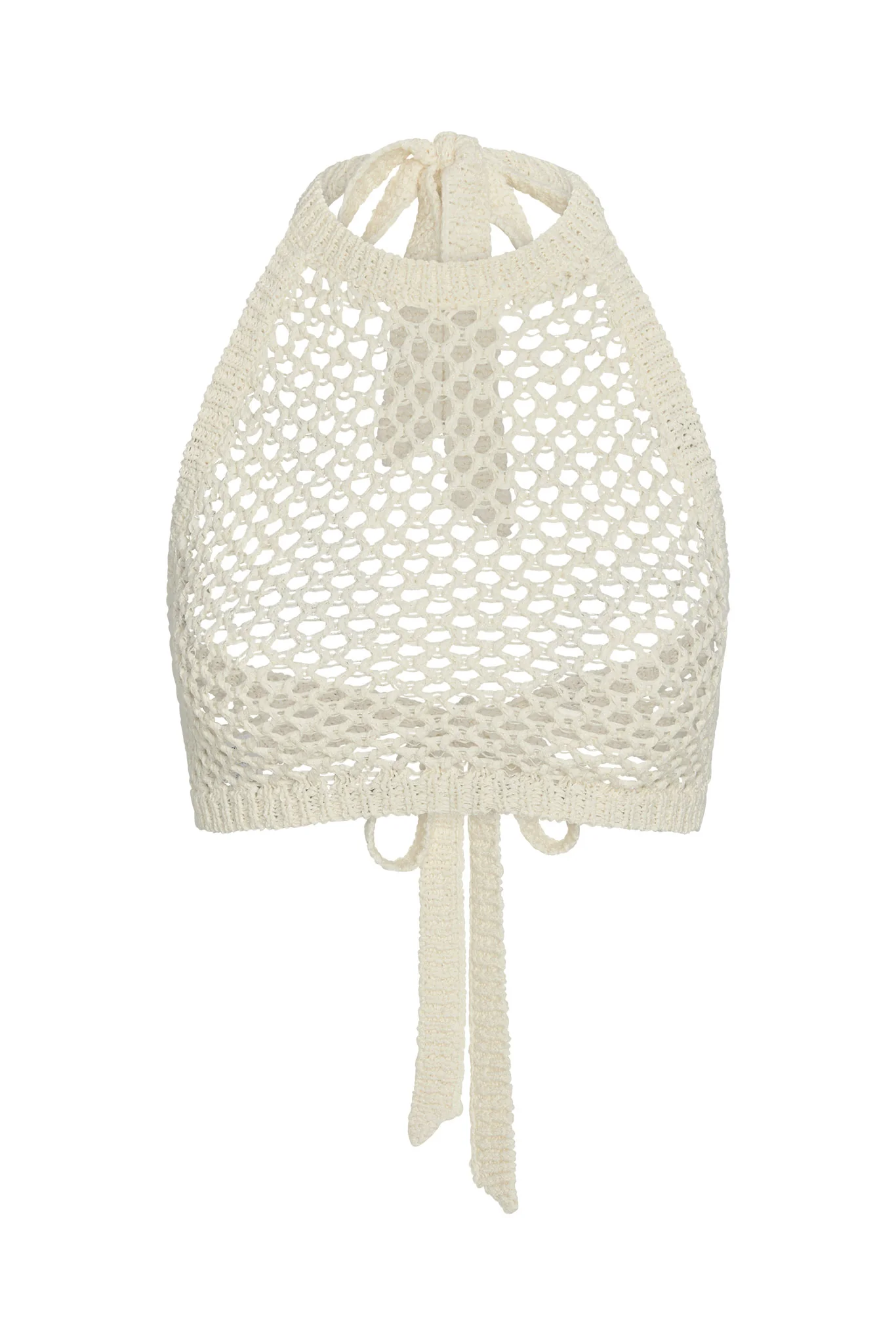 Napoli Top - Ivory Chunky Crochet