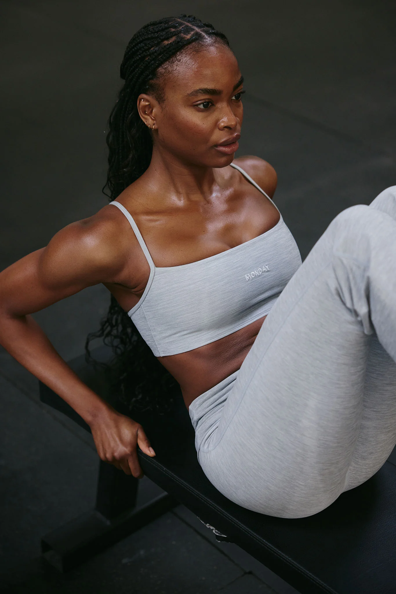Olympic Bra - Heather Grey - Image 2
