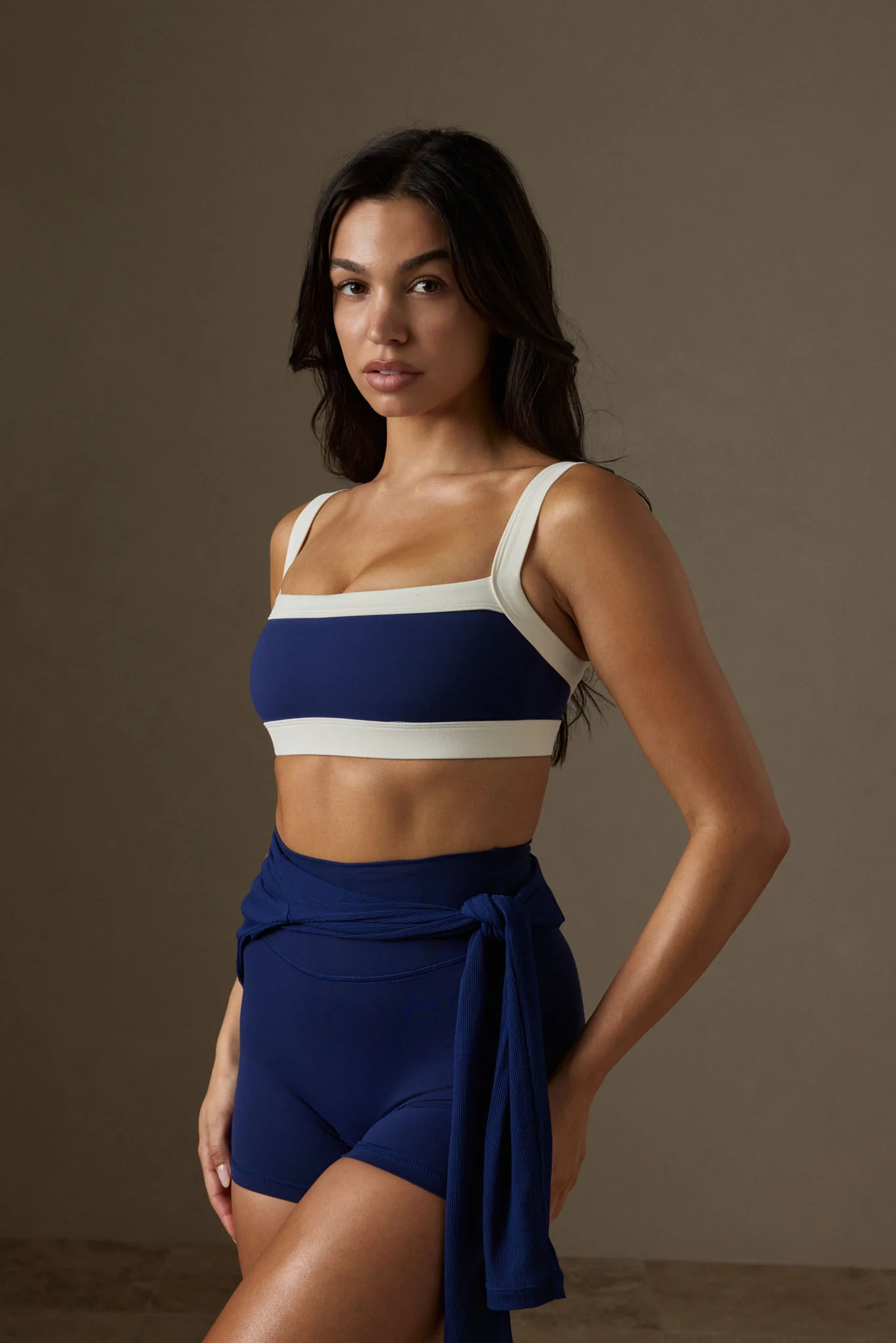 Outpost Bra - Midnight/Ivory Jersey - Image 2