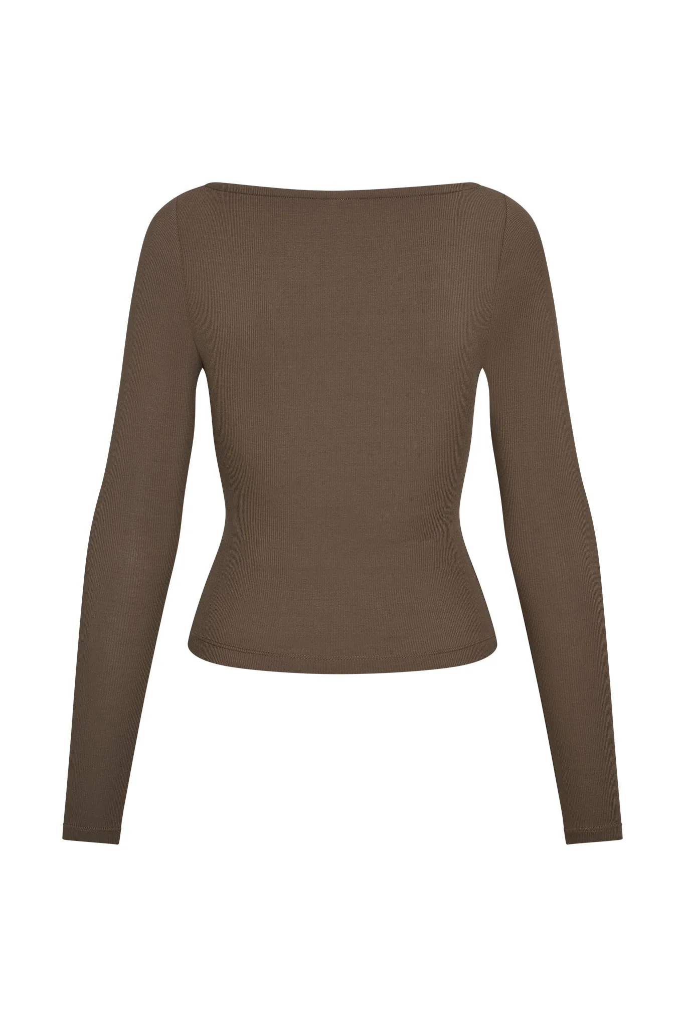 Paddington Long Sleeve - Stone Lightweight Rib - Image 4