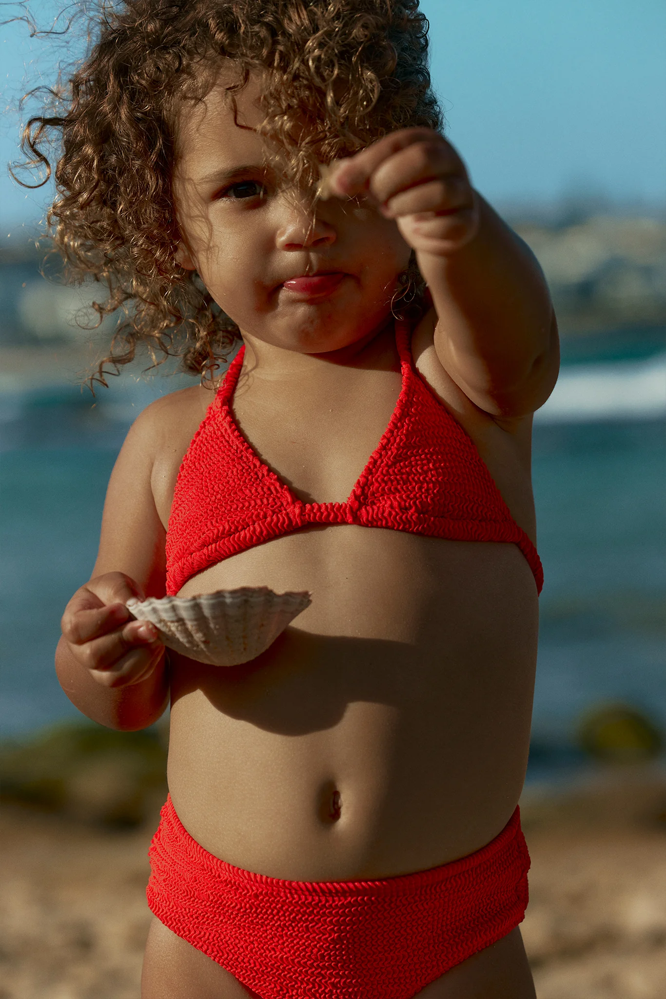 Palma Top & Seychelles Bottom Set - Chili Pepper Crinkle - Image 4
