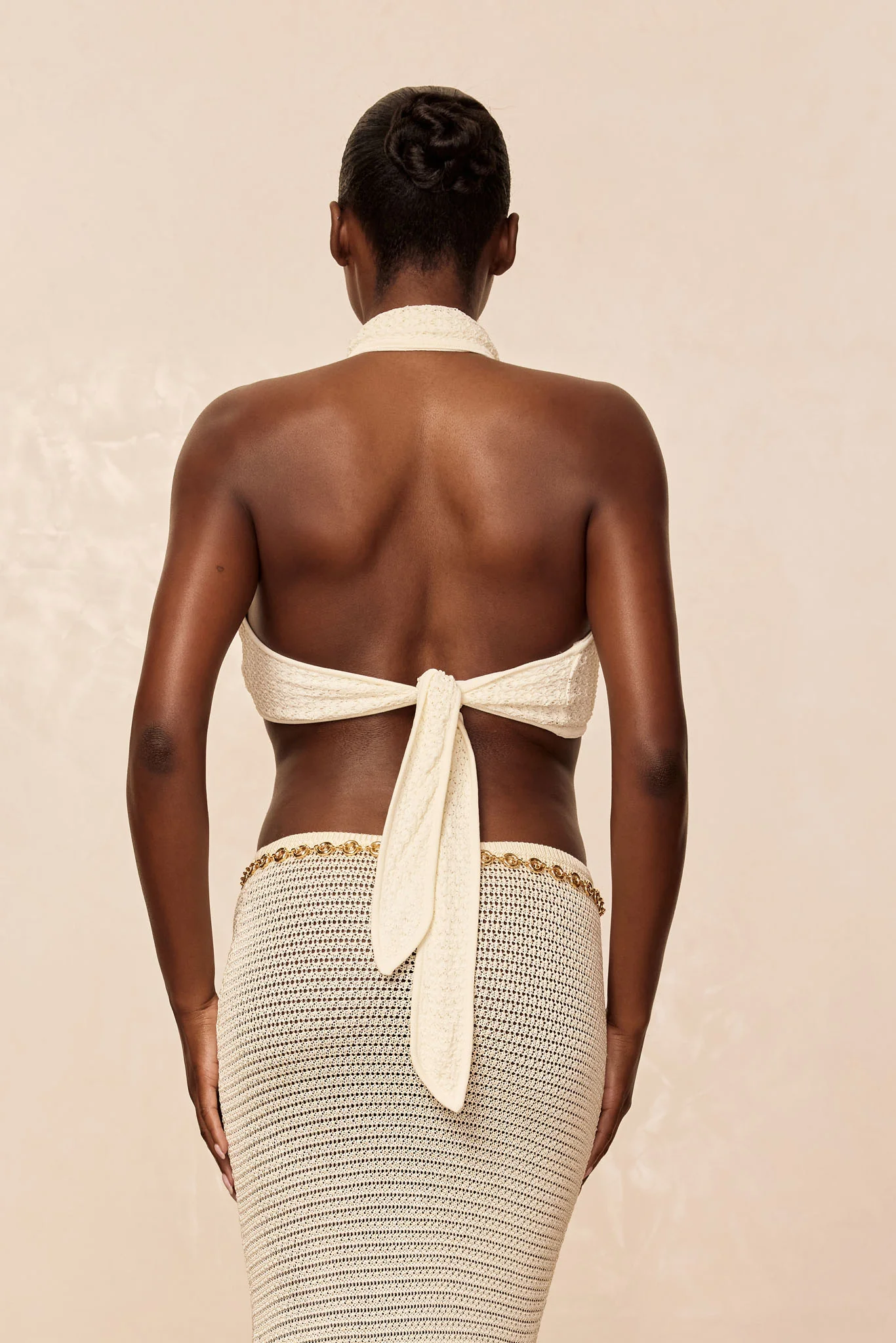 Ramatuelle Top - Ivory Lace Crochet - Image 6