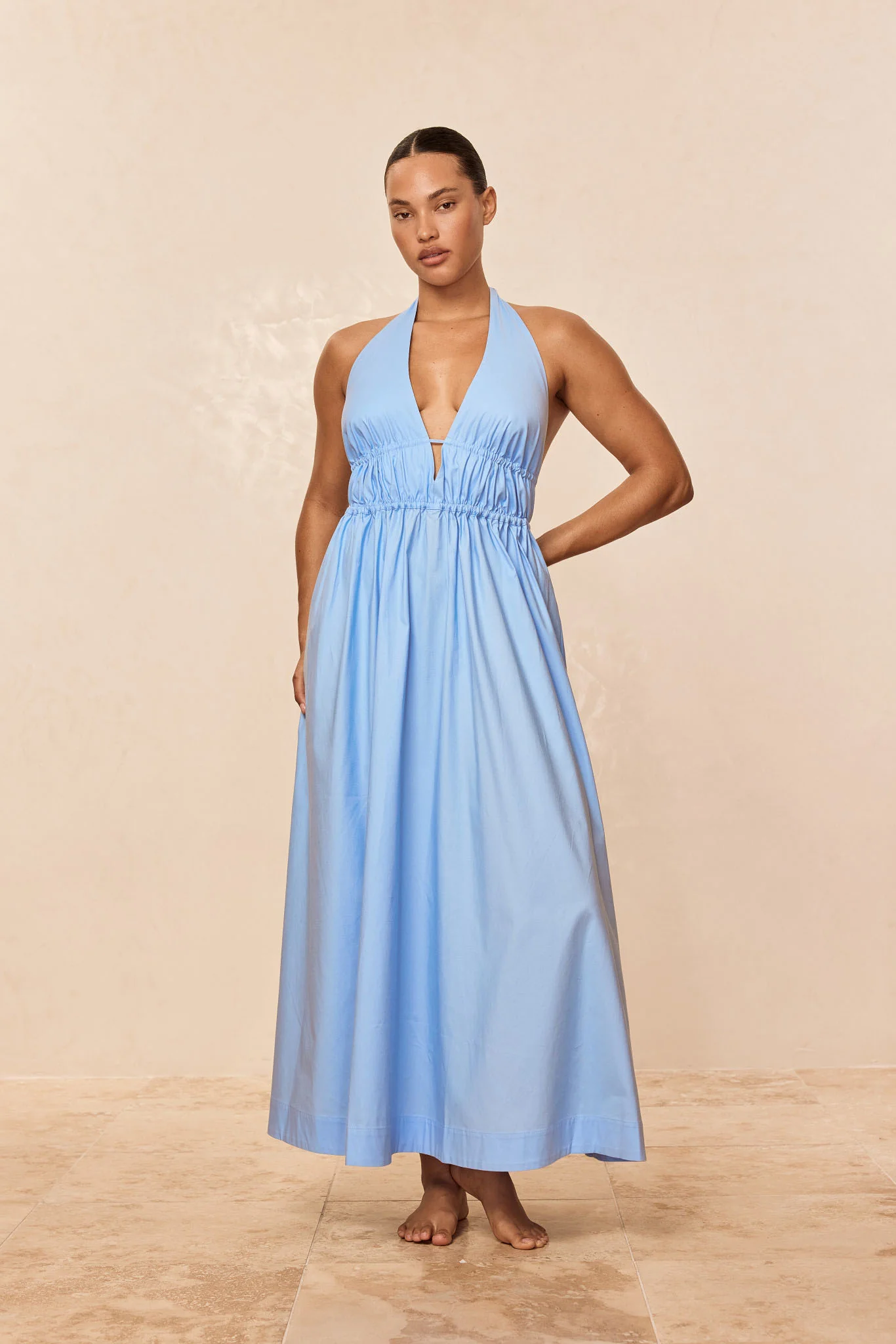 Santa Cruz Dress - Sky - Image 5