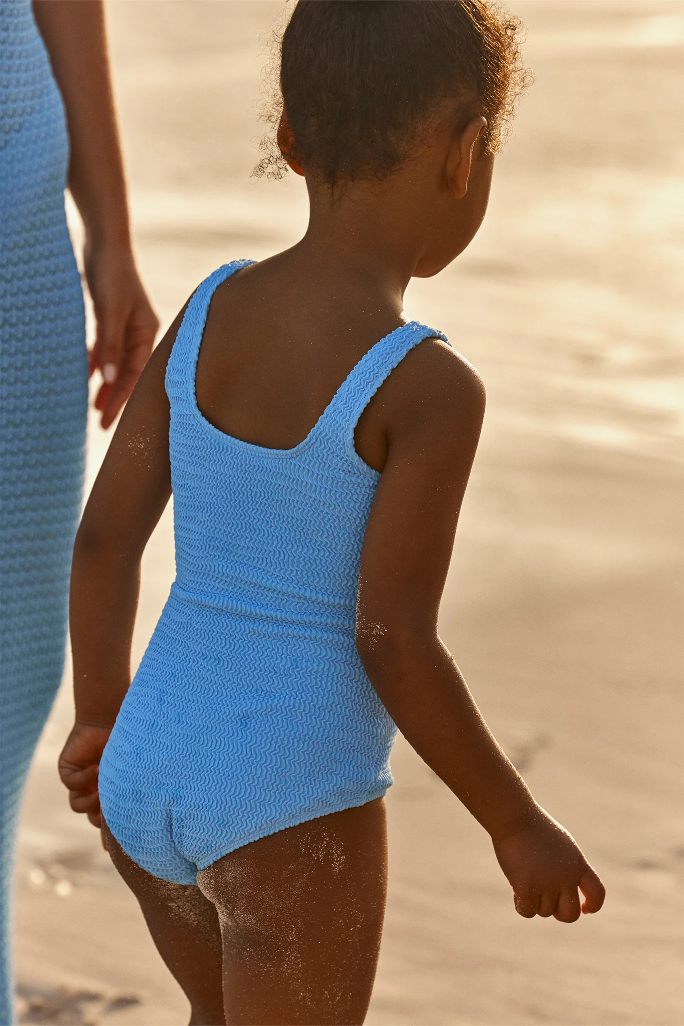 Sardinia One Piece - Azure Crinkle - Image 5
