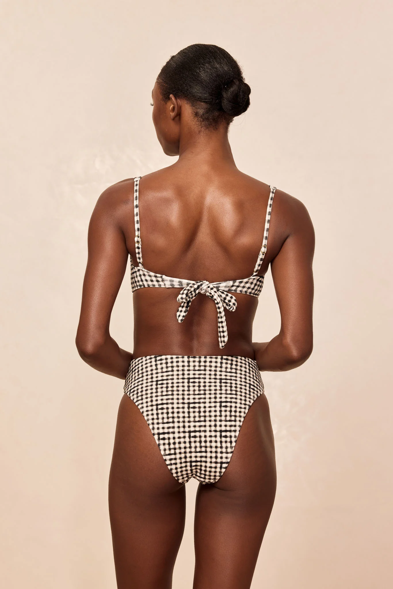 Sorrento Top - Black Gingham - Image 4