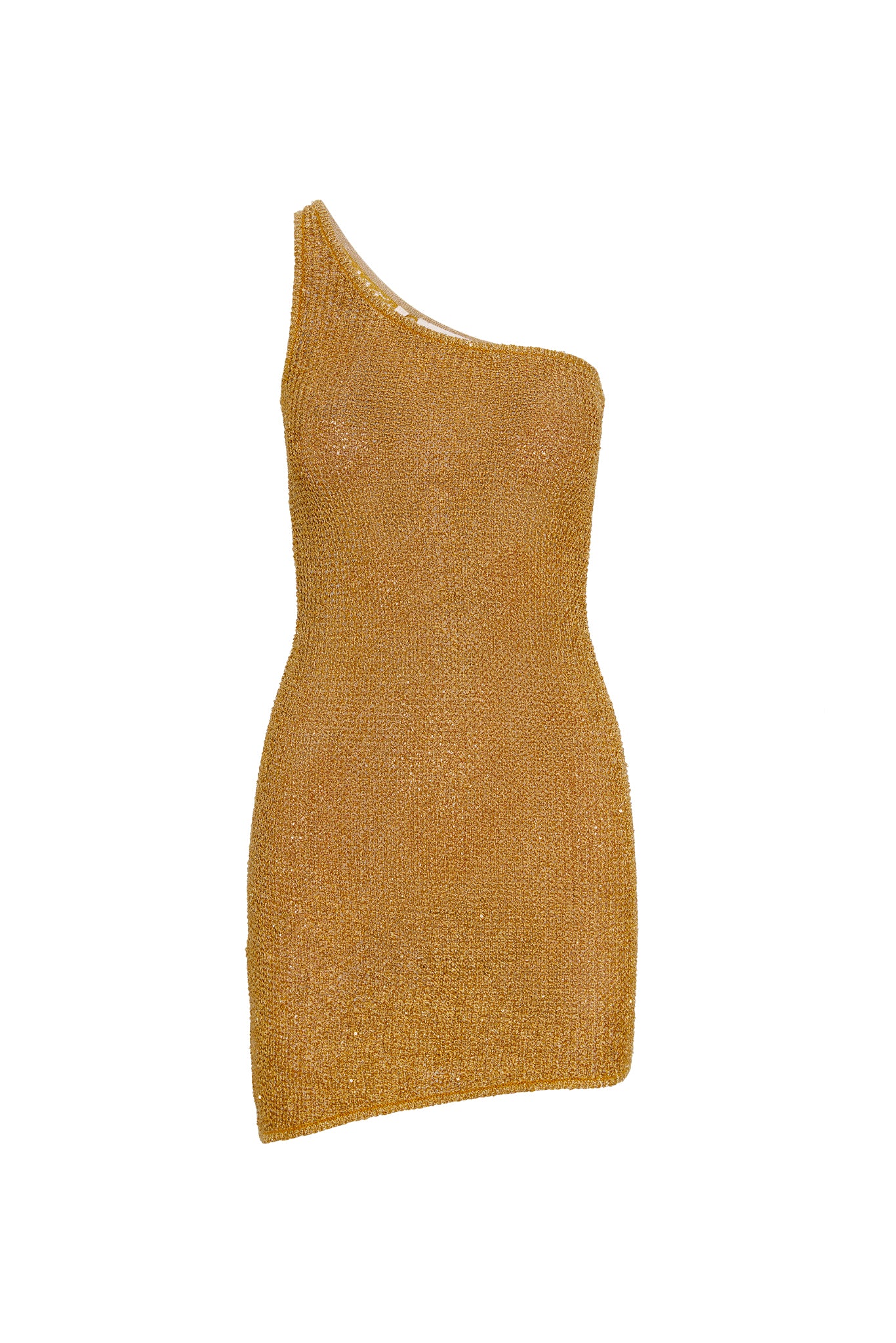 Taormina Dress - Antique Gold Sequin Knit
