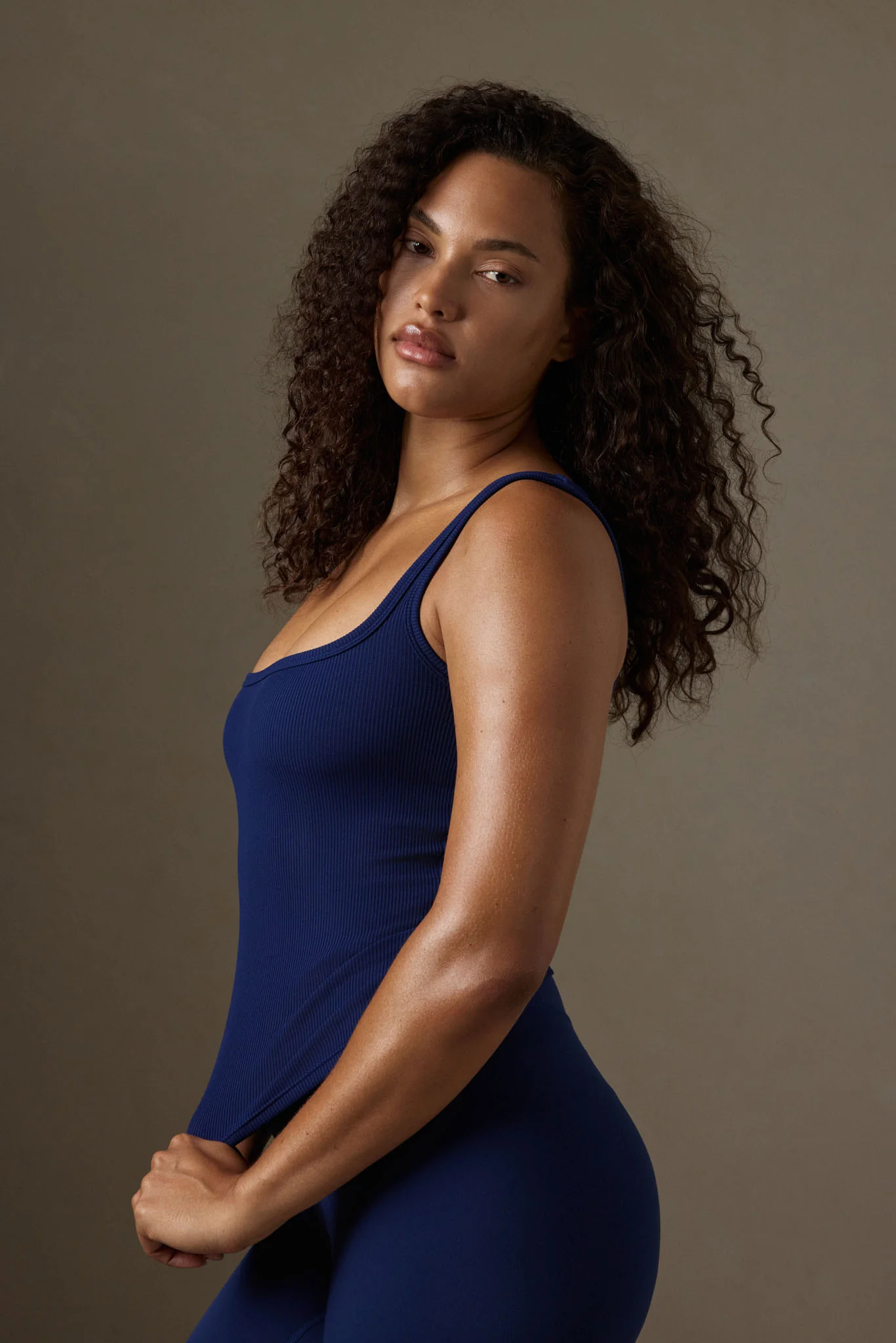 Tash Tank - Midnight Thin Rib - Image 3