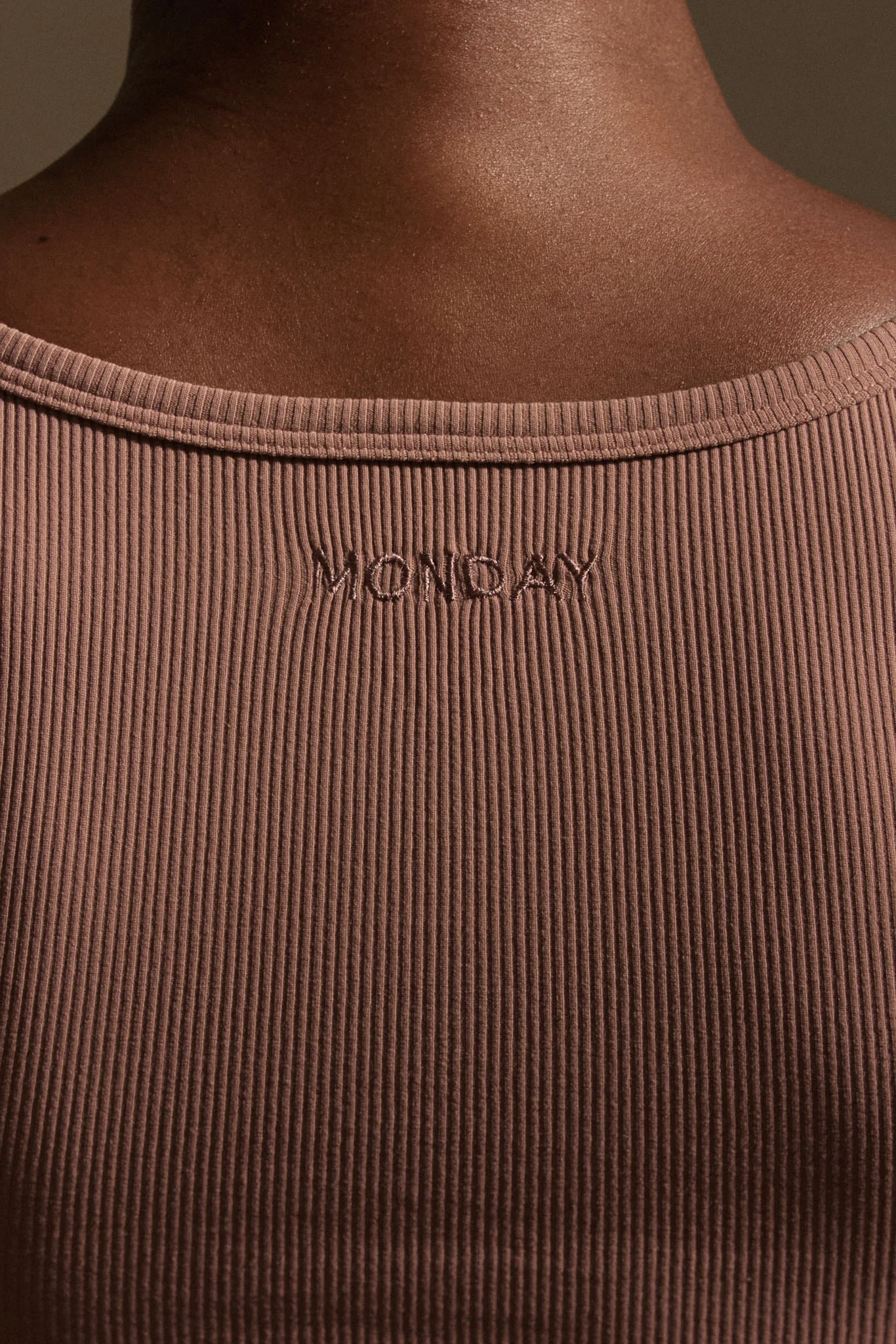 Tash Tank - Mauve Thin Rib - Image 3