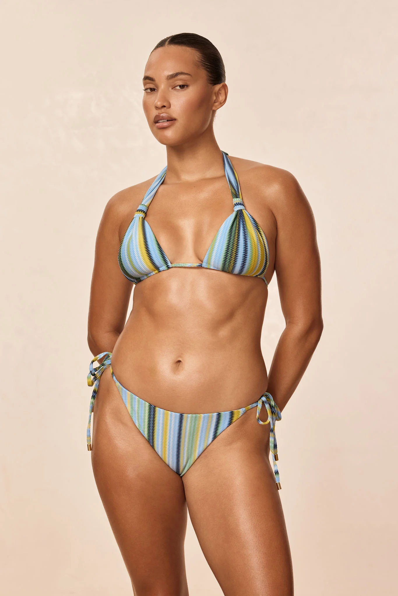 Le Marais Bottom - Sardinia Stripe Azure - Image 5