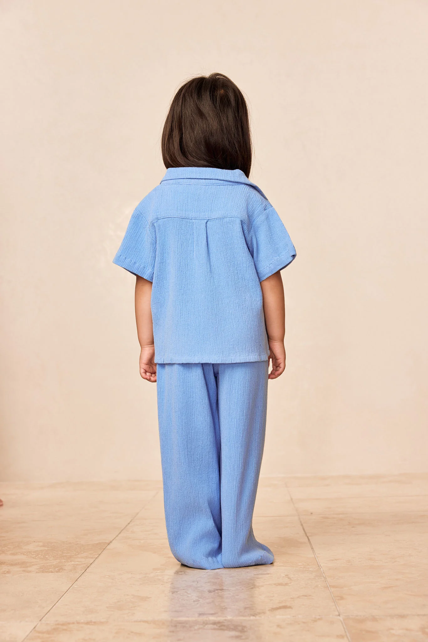 Tuscany Pant Kids - Azure Crinkle - Image 4