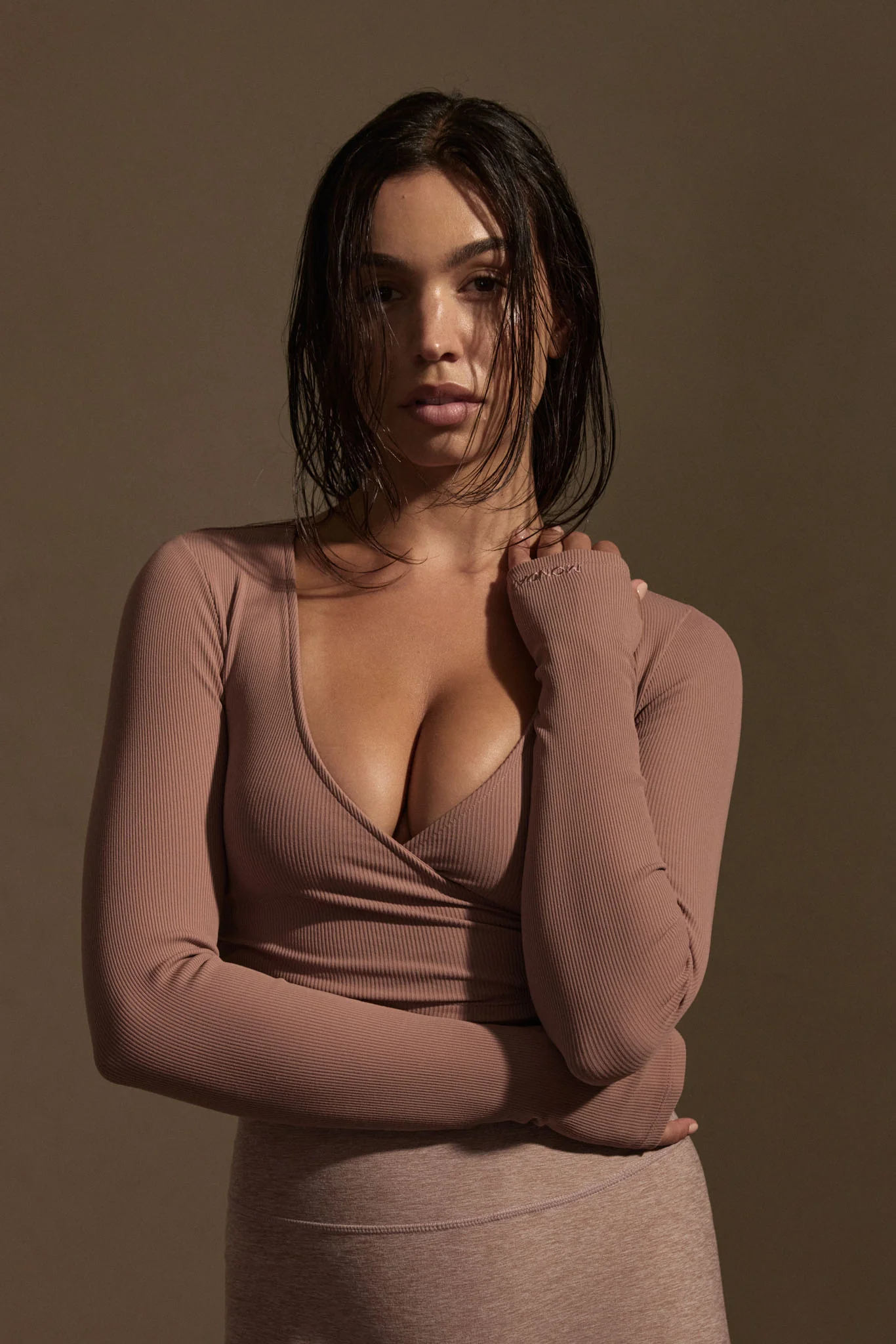 Yosemite Top - Mauve Thin Rib - Image 2