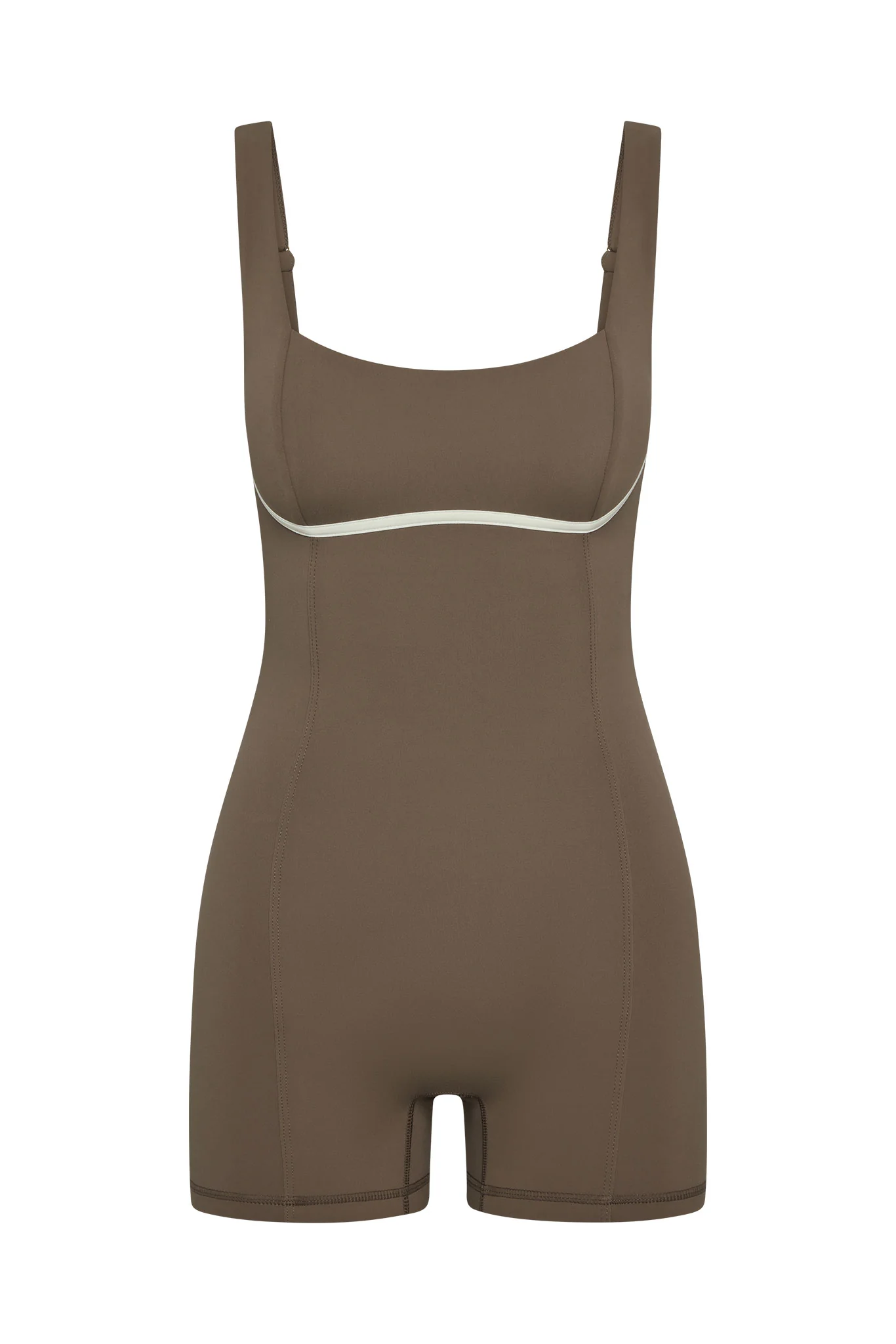 Zion Romper - Stone/Ivory Jersey